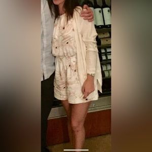 Club Monaco Floral Silk Romper